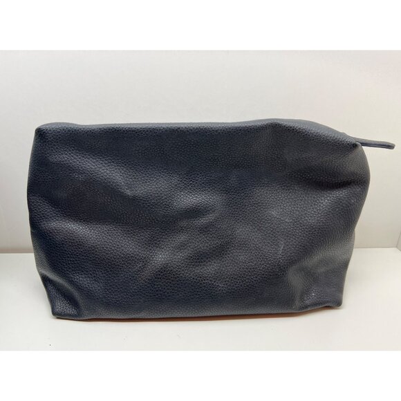 Aldo 2-Piece Black Leather Tote & Pouch Set With Gold Chain Strap - Picture 10 of 13